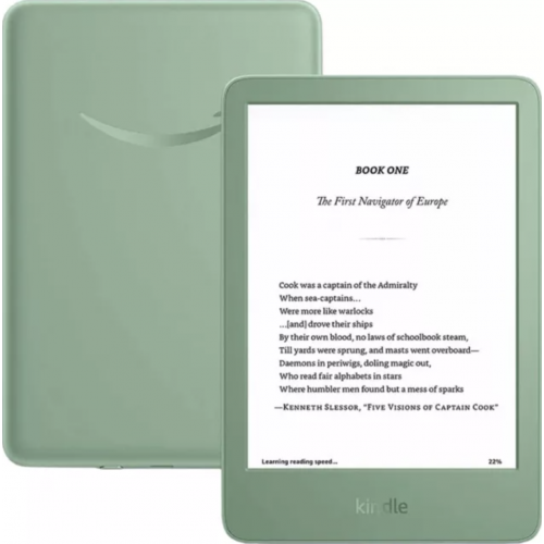 Электронная книга Amazon Kindle Gen 11 WiFi 16 ГБ, Зеленый
