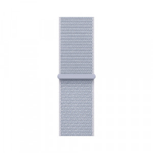 Apple Watch Series SE 2024, 40 мм, Серебристый/Синий Sport Loop