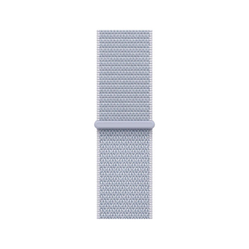 Apple Watch Series SE 2024, 44 мм, Серебристый/Голубой Sport Loop