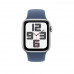 Apple Watch Series SE 2024, 44 мм, Серебристый/Синий Sport Band