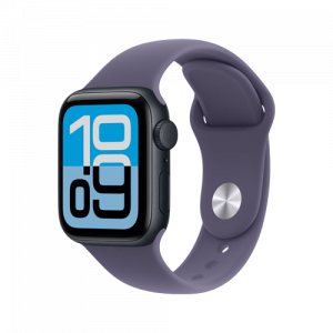 Apple Watch SE 3, 40 мм, Черный/Лиловый туман, Sport Band