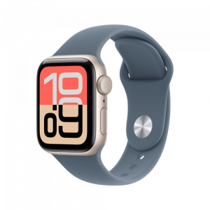 Apple Watch SE 3, 40 мм, Сияющая звезда/Якорный синий, Sport Band