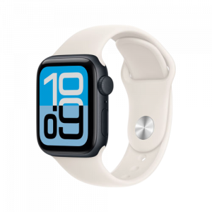 Apple Watch SE 3, 40 мм, Черный/Сияющая звезда, Sport Band