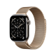 Apple Watch Series 11, 46 мм, Золотой титан, Milanese Loop