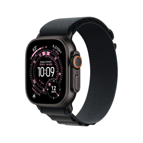 Apple Watch Ultra 3, 49 мм, Черный, Alpine Loop