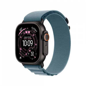 Apple Watch Ultra 3, 49 мм, Черный/Голубой, Alpine Loop