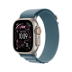 Apple Watch Ultra 3, 49 мм, Натуральный титан/Голубой, Alpine Loop