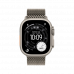 Apple Watch Ultra 3, 49 мм, Натуральный титан, Milanese Loop