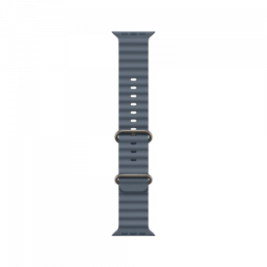 Apple Watch Ultra 3, 49 мм, Натуральный титан/Якорный синий, Ocean Band