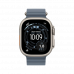 Apple Watch Ultra 3, 49 мм, Натуральный титан/Якорный синий, Ocean Band