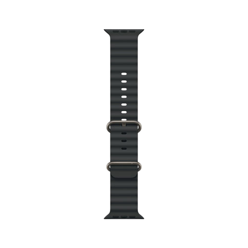 Apple Watch Ultra 3, 49 мм, Натуральный титан/Черный, Ocean Band