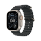 Apple Watch Ultra 3, 49 мм, Натуральный титан/Черный, Ocean Band