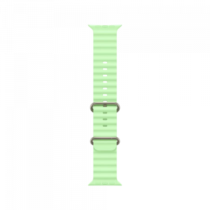 Apple Watch Ultra 3, 49 мм, Натуральный титан/Неоново-зеленый, Ocean Band