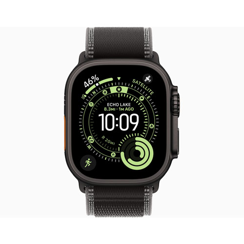 Apple Watch Ultra 3, 49 мм, Черный, Trail Loop