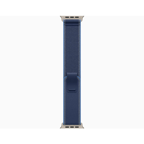 Apple Watch Ultra 3, 49 мм, Натуральный титан/Синий, Trail Loop