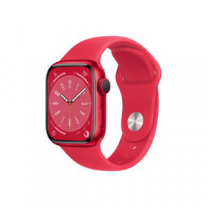 Apple Watch Series 8, 45 мм, Красный, Sport Band