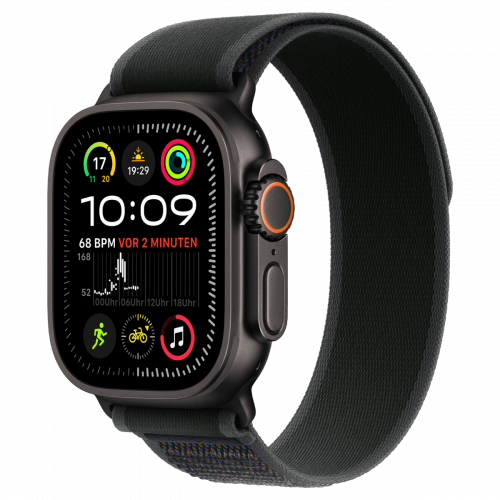 Apple Watch Ultra 2, 49 мм, M/L, Черный Trail Loop