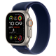 Apple Watch Ultra 2, 49 мм, M/L, Натуральный титан/Синий Trail Loop