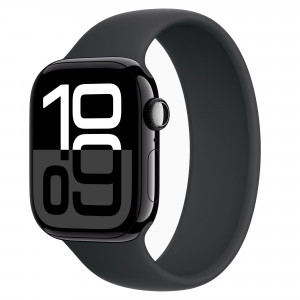 Apple Watch Series 10, 42 мм, Черный Силикон 