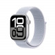 Apple Watch Series 10, 46 мм, Серебристый/Голубое облако Sport Loop
