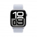Apple Watch Series 10, 46 мм, Серебристый/Голубое облако Sport Loop