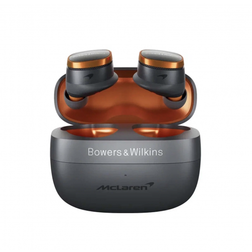 Беспроводные наушники Bowers & Wilkins Pi8, Черный/Оранжевый