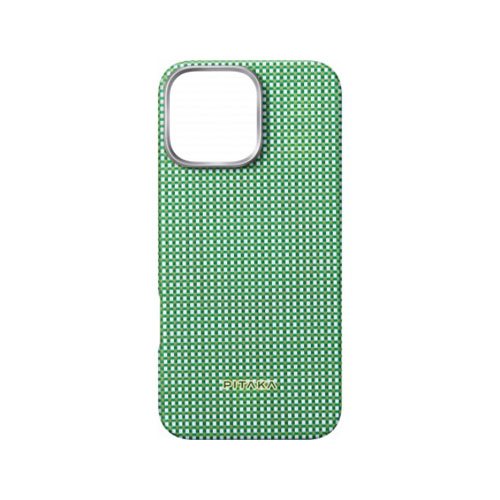 Pitaka Ultra Slim Case для iPhone 16 Pro, Зеленый лес
