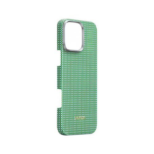 Pitaka Ultra Slim Case для iPhone 16 Pro, Зеленый лес