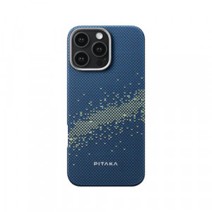 Pitaka StarPeak Tactile Woven case для iPhone 16 Pro, Milky Way Galaxy