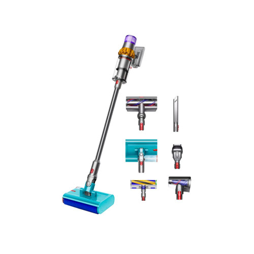 Пылесос Dyson V15s Detect Submarine Vacuum Cleaner SV47, Желтый/Никель