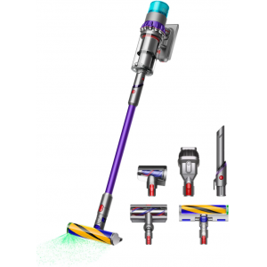 Пылесос Dyson Gen5 Detect Absolute SV23, Серебристый/Фиолетовый