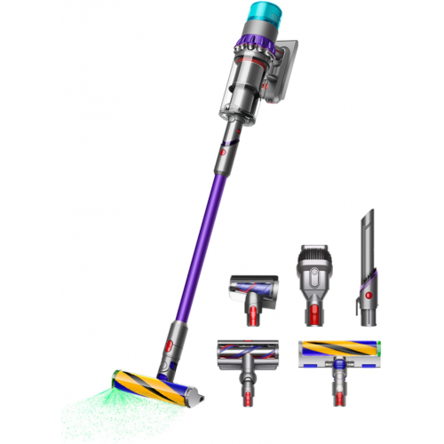 Пылесос Dyson Gen5 Detect Absolute SV23, Серебристый/Фиолетовый