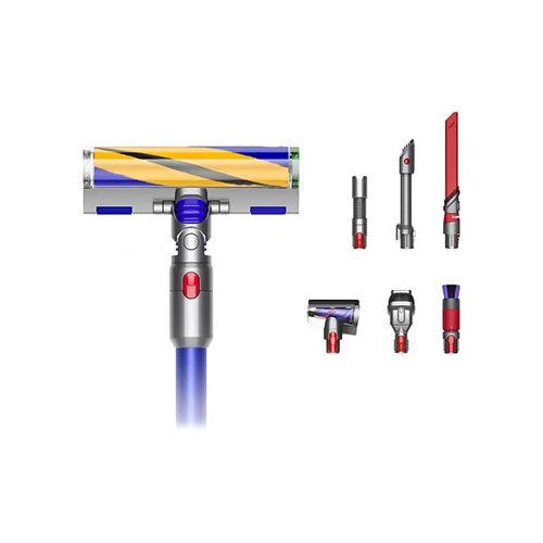 Пылесос Dyson Gen5 Detect Fluffy SV23, Никель/Синий