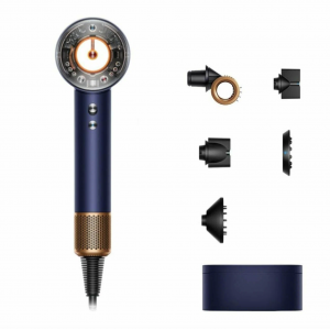 Фен Dyson Supersonic Nural HD16 с кейсом, Синий/Медь