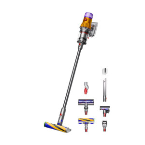 Пылесос Dyson V12 Detect slim absolute SV46, Желтый/Никель