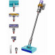 Пылесос Dyson V12s Detect Slim Submarine SV46, Желтый/Никель