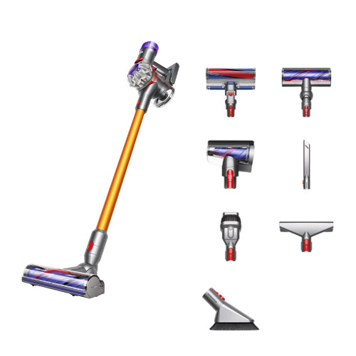 Пылесос Dyson V8 Advanced SV25, Серебристый/Желтый