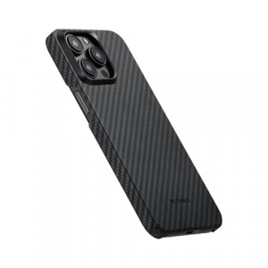 Pitaka MagEZ iPhone 15 Pro Max Case 4, Черный/Серый