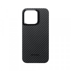 Pitaka MagEZ iPhone 15 Pro Max Case 4, Черный/Серый