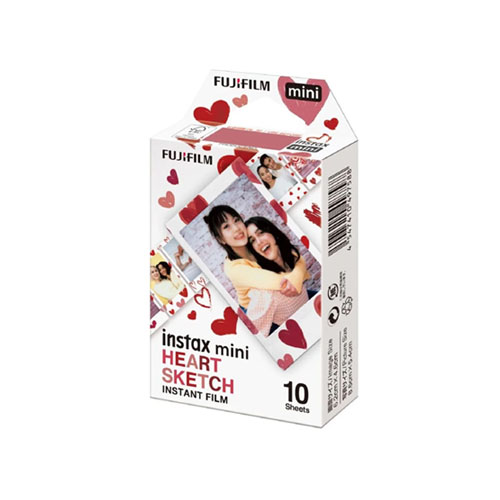 Фотопленка Fujifilm Instax Mini Heart Sketch, 10 шт