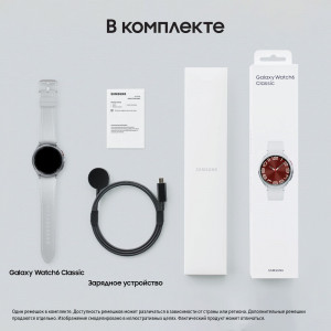 Samsung Galaxy Watch 6 Classic, 43 мм, Серебристый