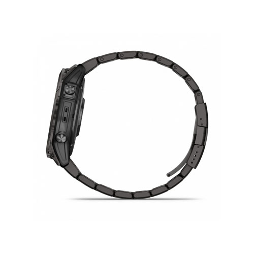 Умные часы Garmin Fenix 7X Pro Sapphire Solar, Титановый угольно-серый