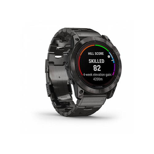 Умные часы Garmin Fenix 7X Pro Sapphire Solar, Титановый угольно-серый