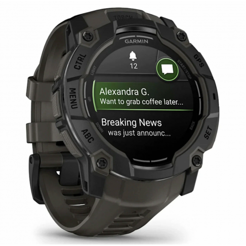 Умные часы Garmin Instinct 3 AMOLED, 50 мм, 010-03020-00,  Черный