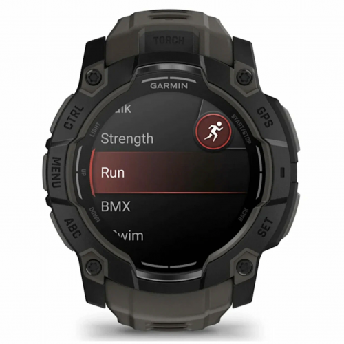 Умные часы Garmin Instinct 3 AMOLED, 50 мм, 010-03020-00,  Черный