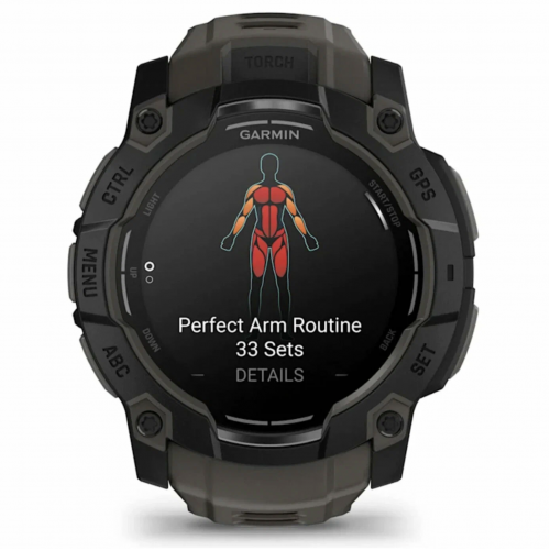 Умные часы Garmin Instinct 3 AMOLED, 50 мм, 010-03020-00,  Черный