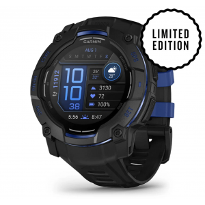 Умные часы Garmin Instinct 3 AMOLED, 50 мм, Черный/Синий