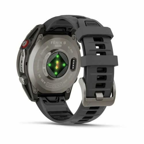 Умные часы Garmin Fenix 8 Pro Amoled Sapphire, 47 мм, Титан/Черный