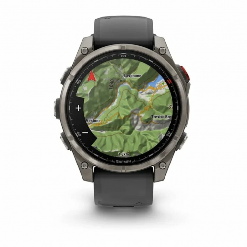 Умные часы Garmin Fenix 8 Pro Amoled Sapphire, 47 мм, Титан/Черный