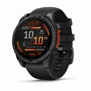 Умные часы Garmin Fenix 8 Amoled Sapphire, 47 мм, Серый